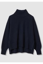 【アルアバイル/allureville】のメリノウールオーバーサイズタートル 人気、トレンドファッション・服の通販 founy(ファニー) ファッション Fashion レディースファッション Fashion for Women トップス・カットソー Cut & Sew Tops ニット Knit Tops & Sweaters カジュアルプルオーバー・ニットトップス Pullovers & Knit Tops / Casual Pullovers なめらか Smooth, Silky Texture ショート Short, Short Length ハイネック High Neck, Mock Neck バランス Balance, Style Balance ワイド Wide, Wide Fit thumbnail ネイビー|ID: prp329100004793183 ipo3291000000036518569