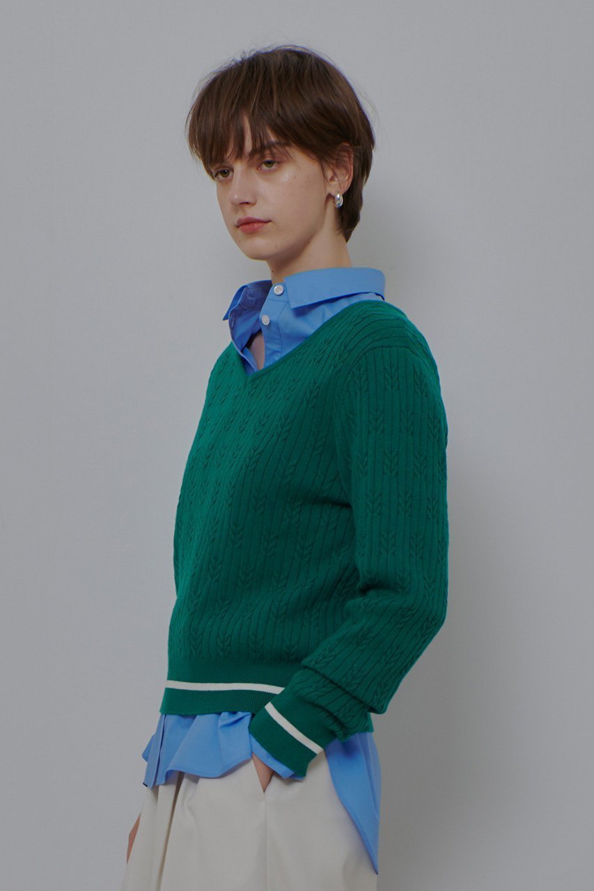 【アルアバイル/allureville】のWミニケーブルプルオーバー 人気、トレンドファッション・服の通販 founy(ファニー) ファッション Fashion レディースファッション Fashion for Women トップス・カットソー Cut & Sew Tops ニット Knit Tops & Sweaters カジュアルプルオーバー・ニットトップス Pullovers & Knit Tops / Casual Pullovers 2026年 2026 インナー Innerwear コンパクト Compact, Small Size エレガント 上品 Elegant 夏 Summer 春 Spring S/S・春夏 SS, Spring/Summer, Warm Season other-7|ID: prp329100004793184 ipo3291000000034778489