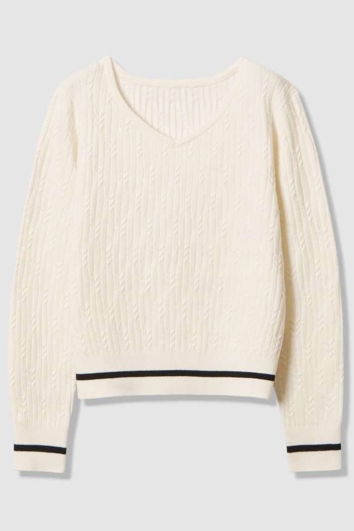 【アルアバイル/allureville】のWミニケーブルプルオーバー インテリア・キッズ・メンズ・レディースファッション・服の通販 founy(ファニー) https://founy.com/ ファッション Fashion レディースファッション Fashion for Women トップス・カットソー Cut & Sew Tops ニット Knit Tops & Sweaters カジュアルプルオーバー・ニットトップス Pullovers & Knit Tops / Casual Pullovers 2026年 2026 インナー Innerwear コンパクト Compact, Small Size エレガント 上品 Elegant 夏 Summer 春 Spring S/S・春夏 SS, Spring/Summer, Warm Season |ID: prp329100004793184 ipo3291000000035943375