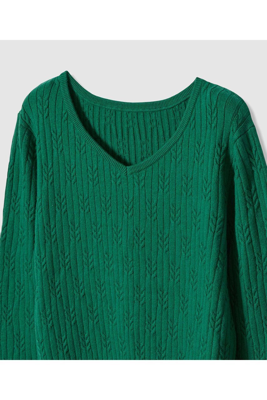 【アルアバイル/allureville】のWミニケーブルプルオーバー 人気、トレンドファッション・服の通販 founy(ファニー) 　ファッション　Fashion　レディースファッション　Fashion for Women　トップス・カットソー　Cut & Sew Tops　ニット　Knit Tops & Sweaters　カジュアルプルオーバー・ニットトップス　Pullovers & Knit Tops / Casual Pullovers　2026年　2026　インナー　Innerwear　コンパクト　Compact, Small Size　エレガント 上品　Elegant　夏　Summer　春　Spring　S/S・春夏　SS, Spring/Summer, Warm Season　other-3|ID: prp329100004793184 ipo3291000000035943380