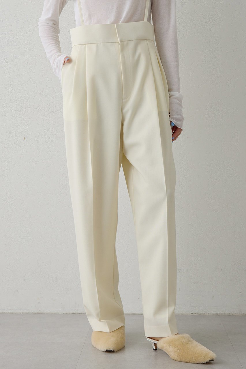 【ウィムガゼット/Whim Gazette】のハイウエストタックパンツ 人気、トレンドファッション・服の通販 founy(ファニー) 　ファッション　Fashion　レディースファッション　Fashion for Women　パンツ　Pants & Trousers　2026年　2026　おすすめ　Recommended / Our Picks　オックス　Oxford Fabric　サスペンダー　Suspenders, Braces　セットアップ　Set-Up, Coordinated Outfit　センター　Center, Center Line　トレンド　Trend, Trending Now　夏　Summer　春　Spring　S/S・春夏　SS, Spring/Summer, Warm Season　 other-1|ID: prp329100004793189 ipo3291000000034778528