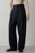 【ウィムガゼット/Whim Gazette】のハイウエストタックパンツ ブラック|ID: prp329100004793189 ipo3291000000034778530