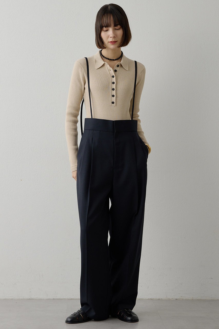 【ウィムガゼット/Whim Gazette】のハイウエストタックパンツ 人気、トレンドファッション・服の通販 founy(ファニー) 　ファッション　Fashion　レディースファッション　Fashion for Women　パンツ　Pants & Trousers　2026年　2026　おすすめ　Recommended / Our Picks　オックス　Oxford Fabric　サスペンダー　Suspenders, Braces　セットアップ　Set-Up, Coordinated Outfit　センター　Center, Center Line　トレンド　Trend, Trending Now　夏　Summer　春　Spring　S/S・春夏　SS, Spring/Summer, Warm Season　other-2|ID: prp329100004793189 ipo3291000000034778531