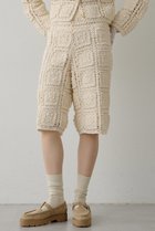 【ウィムガゼット/Whim Gazette】のハンドクロシェハーフパンツ 人気、トレンドファッション・服の通販 founy(ファニー) ファッション Fashion レディースファッション Fashion for Women パンツ Pants & Trousers ショートパンツ・ハーフパンツ High-Waisted & Relaxed Shorts おすすめ Recommended / Our Picks ショート Short, Short Length セットアップ Set-Up, Coordinated Outfit ハーフ Half, Half-Length リラックス Relax, Relaxed Fit エレガント 上品 Elegant 夏 Summer thumbnail エクリュ|ID: prp329100004793190 ipo3291000000036834706