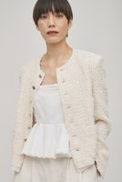 【ウィムガゼット/Whim Gazette】の【GEMINI】ツィードジャケット 人気、トレンドファッション・服の通販 founy(ファニー) ファッション Fashion レディースファッション Fashion for Women アウター Coat / Outerwear Collection レディースジャケット・軽アウター Jackets 2026年 2026 カーディガン Cardigan, Knitwear ジャケット Jacket, Outerwear ストレッチ Stretch, Stretchy Fabric ツイード／ツィード Choker, Choker Necklace ツイード Twill, Twill Weave ロング Long, Long-Length エレガント 上品 Elegant 夏 Summer 春 Spring S/S・春夏 SS, Spring/Summer, Warm Season |ID:prp329100004793191
