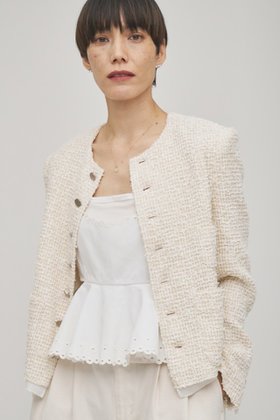 【ウィムガゼット/Whim Gazette】 【GEMINI】ツィードジャケット人気、トレンドファッション・服の通販 founy(ファニー) ファッション Fashion レディースファッション Fashion for Women アウター Coat / Outerwear Collection レディースジャケット・軽アウター Jackets 2026年 2026 カーディガン Cardigan, Knitwear ジャケット Jacket, Outerwear ストレッチ Stretch, Stretchy Fabric ツイード／ツィード Choker, Choker Necklace ツイード Twill, Twill Weave ロング Long, Long-Length エレガント 上品 Elegant 夏 Summer 春 Spring S/S・春夏 SS, Spring/Summer, Warm Season |ID:prp329100004793191