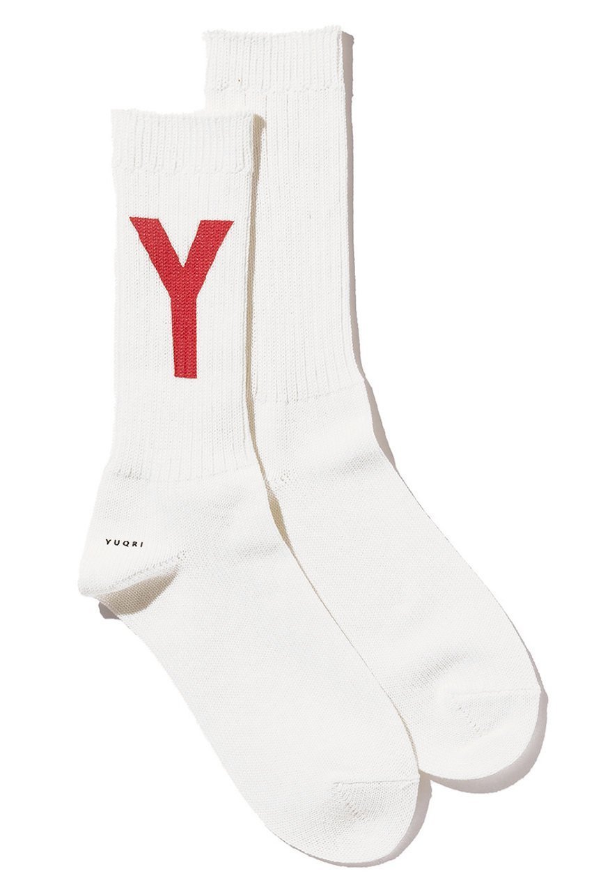 【ユクリ/YUQRI】のPaint Y ソックス インテリア・キッズ・メンズ・レディースファッション・服の通販 founy(ファニー) ファッション Fashion レディースファッション Fashion for Women ソックス&靴下 Socks & Hosiery レッグウェア・ストッキング Legwear & Hosiery ソックス Socks, Hosiery ユニセックス Unisex, Genderless 新作・新入荷 New Arrivals / New In ホワイト/レッド|ID: prp329100004793193 ipo3291000000034778570