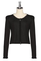 【デイジーリン/DAISY LIN】のSuper Light Cardigan “Tulle Symphony” ブラックブラック|ID:prp329100004794662