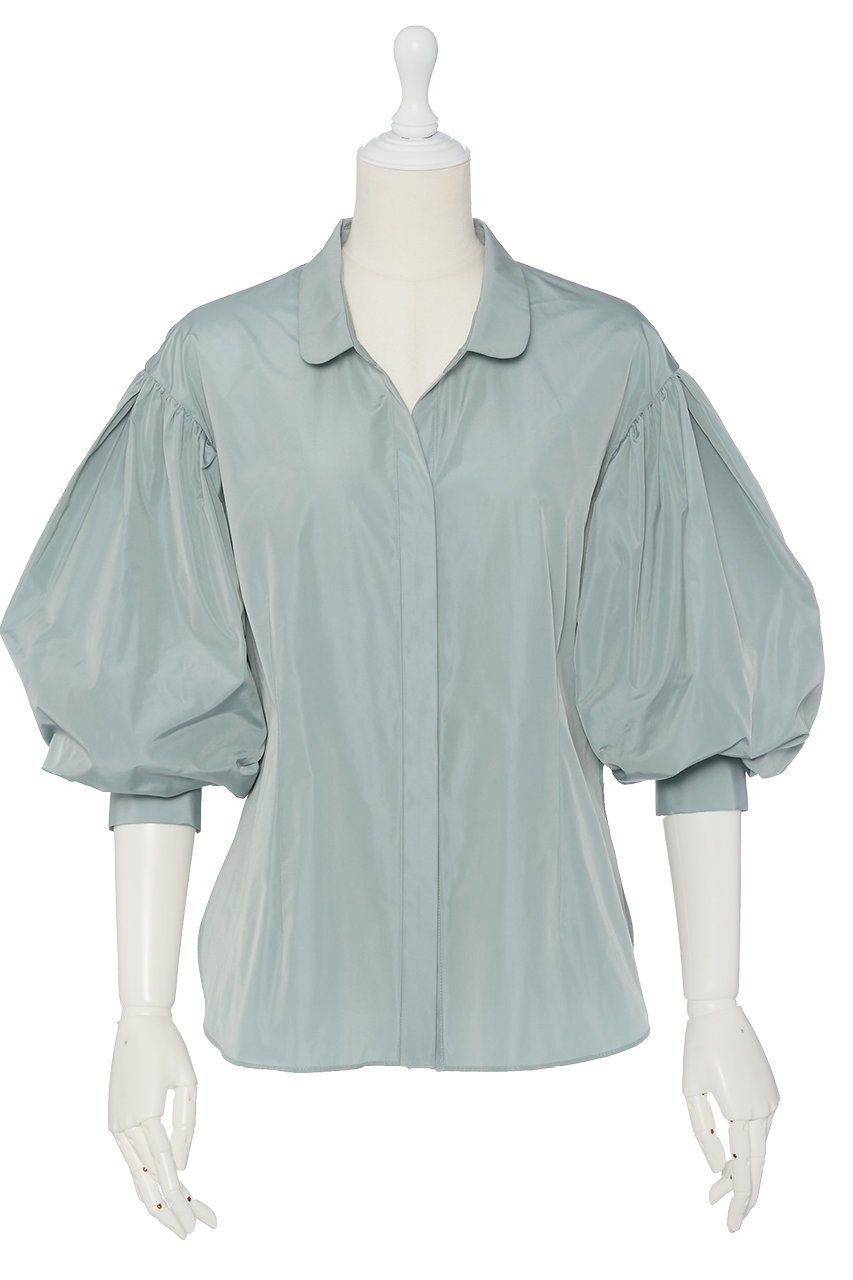 【デイジーリン/DAISY LIN】のWashable Taffeta Blouse”Daisy Puff” 人気、トレンドファッション・服の通販 founy(ファニー) ファッション Fashion レディースファッション Fashion for Women トップス・カットソー Cut & Sew Tops シャツ・ブラウス・オフィスカジュアル Elegant Blouses & Button-Ups ギャザー Gathered, Ruffled スリット Slit, Slit Detail スリーブ Sleeve, Long Sleeve / Short Sleeve バランス Balance, Style Balance フォルム Silhouette, Form ロング Long, Long-Length エレガント 上品 Elegant 新作・新入荷 New Arrivals / New In 洗える Machine Washable other-2|ID: prp329100004794663 ipo3291000000034788084