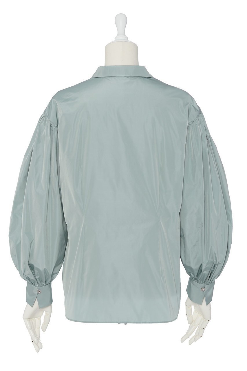 【デイジーリン/DAISY LIN】のWashable Taffeta Blouse”Daisy Puff” 人気、トレンドファッション・服の通販 founy(ファニー) ファッション Fashion レディースファッション Fashion for Women トップス・カットソー Cut & Sew Tops シャツ・ブラウス・オフィスカジュアル Elegant Blouses & Button-Ups ギャザー Gathered, Ruffled スリット Slit, Slit Detail スリーブ Sleeve, Long Sleeve / Short Sleeve バランス Balance, Style Balance フォルム Silhouette, Form ロング Long, Long-Length エレガント 上品 Elegant 洗える Machine Washable other-3|ID: prp329100004794663 ipo3291000000035861508