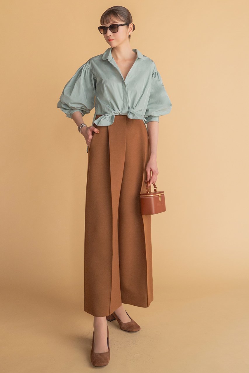 【デイジーリン/DAISY LIN】のWashable Taffeta Blouse”Daisy Puff” 人気、トレンドファッション・服の通販 founy(ファニー) ファッション Fashion レディースファッション Fashion for Women トップス・カットソー Cut & Sew Tops シャツ・ブラウス・オフィスカジュアル Elegant Blouses & Button-Ups ギャザー Gathered, Ruffled スリット Slit, Slit Detail スリーブ Sleeve, Long Sleeve / Short Sleeve バランス Balance, Style Balance フォルム Silhouette, Form ロング Long, Long-Length エレガント 上品 Elegant 洗える Machine Washable other-6|ID: prp329100004794663 ipo3291000000035861511