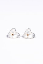 【メゾンドパルス/MAISON DPULSE】のStone heart ピアス アンバー|ID: prp329100004796138 ipo3291000000036229475