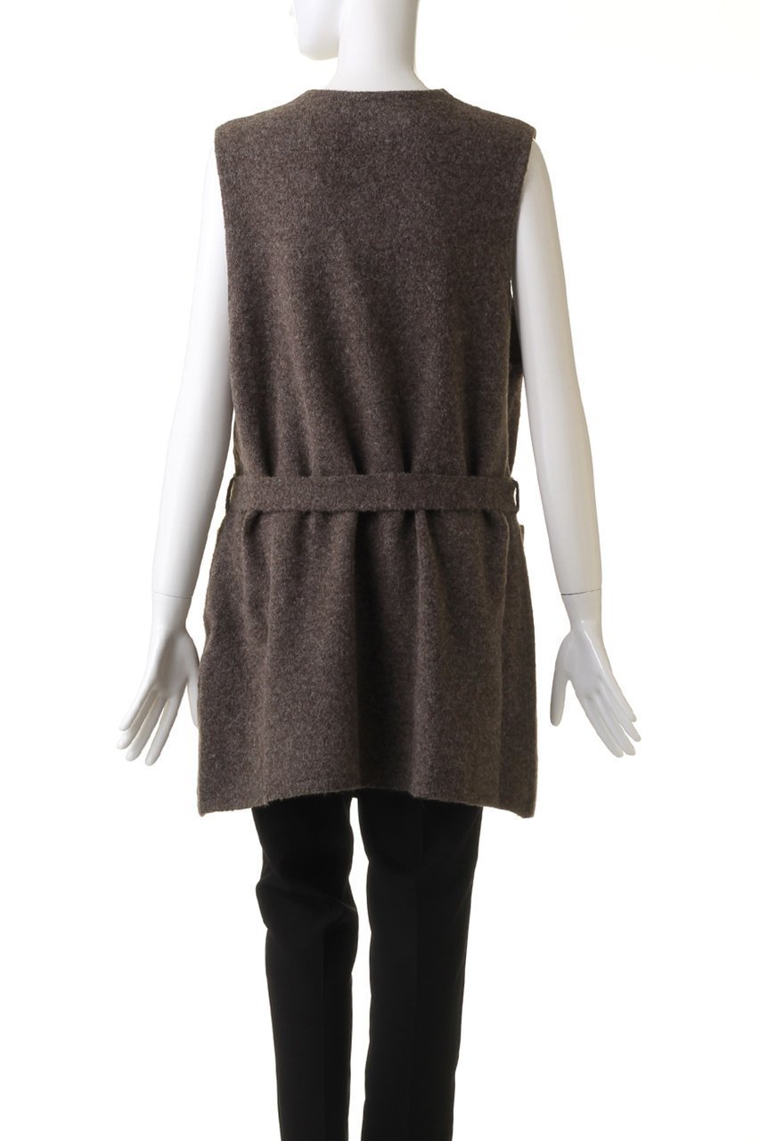 【ミズイロ インド/mizuiro ind】のv neck gilet w/belt ジレ 人気、トレンドファッション・服の通販 founy(ファニー) 　ファッション　Fashion　レディースファッション　Fashion for Women　アウター　Coat / Outerwear Collection　レディースジャケット・軽アウター　Jackets　シンプル　Simple, Minimal　ジャケット　Jacket, Outerwear　ベスト　Vest, Waistcoat　メランジ　Melange, Mixed Yarn　再入荷　Restock / Back in Stock　other-4|ID: prp329100004797212 ipo3291000000034805934