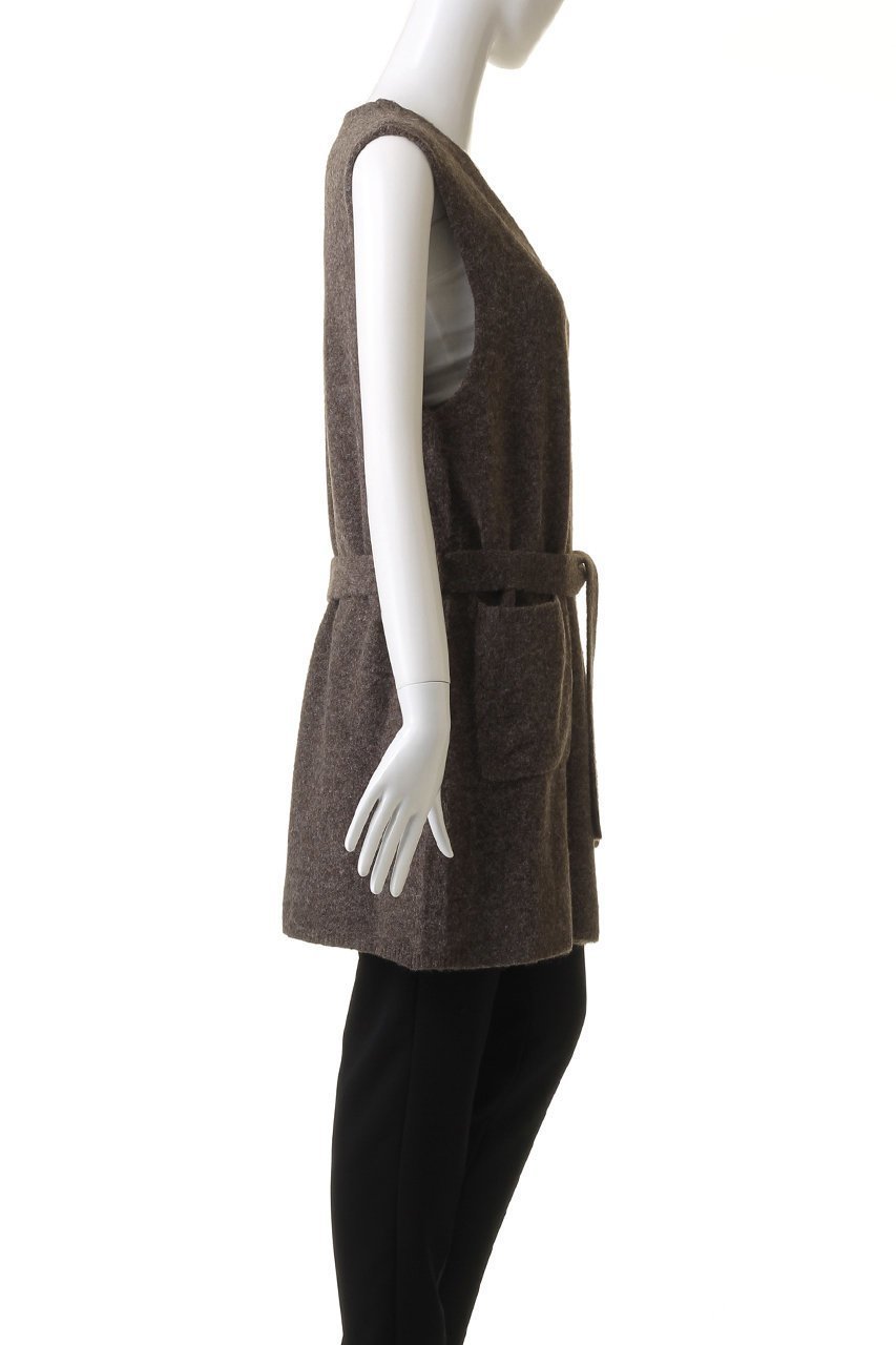 【ミズイロ インド/mizuiro ind】のv neck gilet w/belt ジレ 人気、トレンドファッション・服の通販 founy(ファニー) 　ファッション　Fashion　レディースファッション　Fashion for Women　アウター　Coat / Outerwear Collection　レディースジャケット・軽アウター　Jackets　シンプル　Simple, Minimal　ジャケット　Jacket, Outerwear　ベスト　Vest, Waistcoat　メランジ　Melange, Mixed Yarn　other-3|ID: prp329100004797212 ipo3291000000036042750