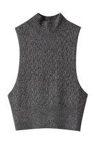 【ミズイロ インド/mizuiro ind】のbottle neck cable vest ベスト c.gray|ID: prp329100004797213 ipo3291000000034805940