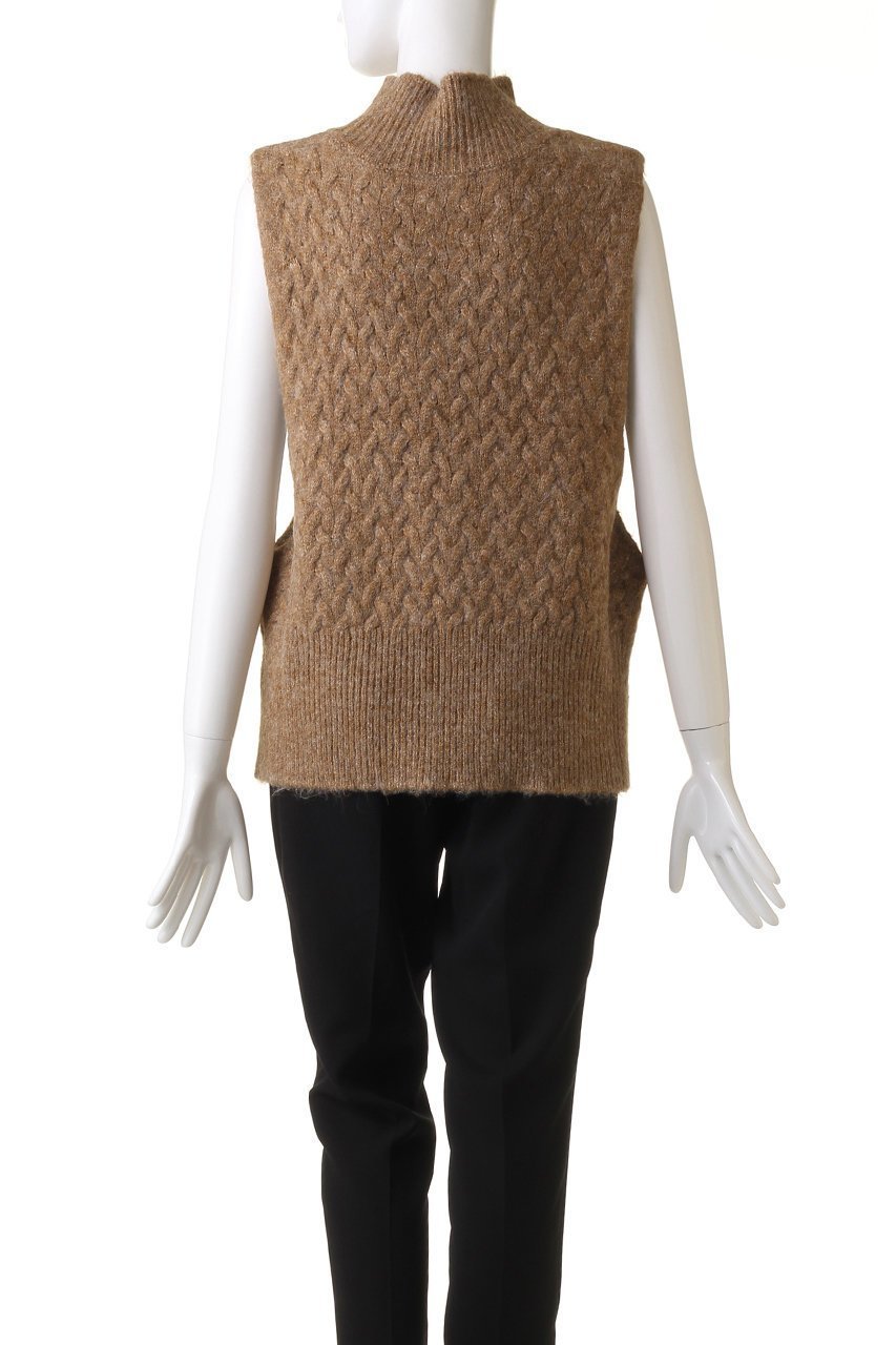 【ミズイロ インド/mizuiro ind】のbottle neck cable vest ベスト 人気、トレンドファッション・服の通販 founy(ファニー) 　ファッション　Fashion　レディースファッション　Fashion for Women　トップス・カットソー　Cut & Sew Tops　ニット　Knit Tops & Sweaters　ベスト&ジレ / 重ね着スタイル　Vests & Gilets　カジュアルプルオーバー・ニットトップス　Pullovers & Knit Tops / Casual Pullovers　インナー　Innerwear　カットソー　Cut and Sewn Top　スリーブ　Sleeve, Long Sleeve / Short Sleeve　フェミニン　Feminine, Girly　ベスト　Vest, Waistcoat　ベーシック　Basic, Essential　ボトルネック　Bottle Neck, Mock Neck　マニッシュ　Mannish, Boyish　再入荷　Restock / Back in Stock　other-4|ID: prp329100004797213 ipo3291000000034805944
