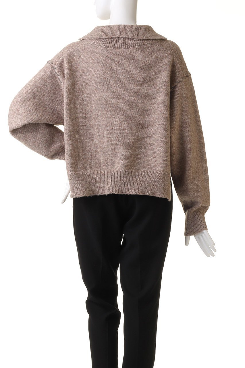 【ミズイロ インド/mizuiro ind】のskipper hand stitch short P/O プルオーバー 人気、トレンドファッション・服の通販 founy(ファニー) ファッション Fashion レディースファッション Fashion for Women トップス・カットソー Cut & Sew Tops ニット Knit Tops & Sweaters カジュアルプルオーバー・ニットトップス Pullovers & Knit Tops / Casual Pullovers ショート Short, Short Length シンプル Simple, Minimal スキッパー Skipper, Open Collar スリット Slit, Slit Detail トレンド Trend, Trending Now ハンド Hand, Handmade 再入荷 Restock / Back in Stock other-4|ID: prp329100004797215 ipo3291000000034805961