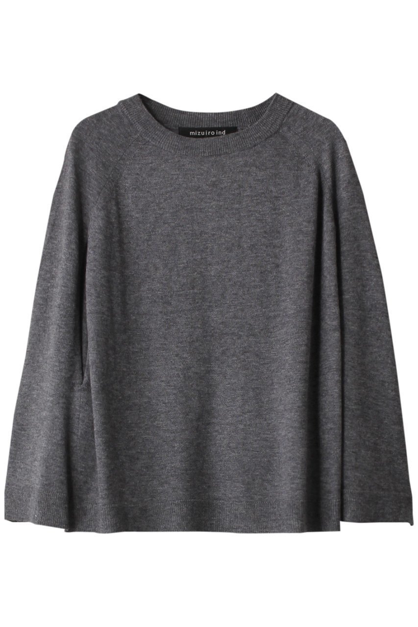 【ミズイロ インド/mizuiro ind】のponcho P/O プルオーバー インテリア・キッズ・メンズ・レディースファッション・服の通販 founy(ファニー) ファッション Fashion レディースファッション Fashion for Women トップス・カットソー Cut & Sew Tops ニット Knit Tops & Sweaters カジュアルプルオーバー・ニットトップス Pullovers & Knit Tops / Casual Pullovers インナー Innerwear シンプル Simple, Minimal ドレープ Drape, Draping Fabric 再入荷 Restock / Back in Stock gray|ID: prp329100004797217 ipo3291000000034805974