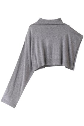 【ミズイロ インド/mizuiro ind】のasymmetry slv PO プルオーバー 人気、トレンドファッション・服の通販 founy(ファニー) ファッション Fashion レディースファッション Fashion for Women トップス・カットソー Cut & Sew Tops ニット Knit Tops & Sweaters カジュアルプルオーバー・ニットトップス Pullovers & Knit Tops / Casual Pullovers ショート Short, Short Length スリーブ Sleeve, Long Sleeve / Short Sleeve 再入荷 Restock / Back in Stock |ID:prp329100004797219