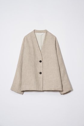 【プリスティン/PRISTINE】 コットンリネンヤク二重織ジャケット人気、トレンドファッション・服の通販 founy(ファニー) ファッション Fashion レディースファッション Fashion for Women アウター Coat / Outerwear Collection レディースジャケット・軽アウター Jackets シンプル Simple, Minimal ジャケット Jacket, Outerwear スクエア Square, Square Shape リネン Linen, Linen Fabric 人気 Popular, Best Seller 新作・新入荷 New Arrivals / New In |ID:prp329100004797221