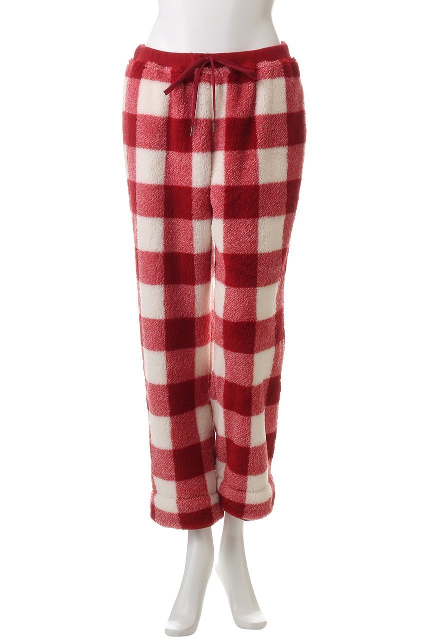 【キッドブルー/KID BLUE】の24シャギーギンガムボトム 人気、トレンドファッション・服の通販 founy(ファニー) 　ファッション　Fashion　レディースファッション　Fashion for Women　ガウン　Gown, Robe　ギンガム　Gingham, Gingham Fabric　セットアップ　Set-Up, Coordinated Outfit　チェック　Check, Plaid, Tartan　パジャマ　Pajamas, Sleepwear　モコモコ　Fuzzy, Fluffy　ロング　Long, Long-Length　人気　Popular, Best Seller　A/W・秋冬　Autumn/Winter　other-2|ID: prp329100004797224 ipo3291000000035494437