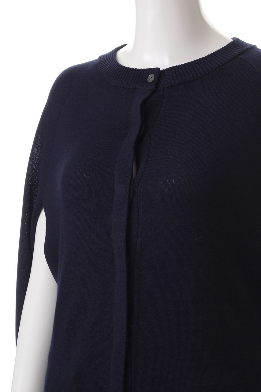 【ミズイロ インド/mizuiro ind】のhigh gauge cape tunic C/D カーディガン 人気、トレンドファッション・服の通販 founy(ファニー) ファッション Fashion レディースファッション Fashion for Women トップス・カットソー Cut & Sew Tops ニット Knit Tops & Sweaters カーディガン・羽織り Layered Style Cardigans カーディガン Cardigan, Knitwear ノースリーブ Sleeveless, No-Sleeve パーティ Party, Party Style フレア Flare, Flared エレガント 上品 Elegant 再入荷 Restock / Back in Stock other-5|ID: prp329100004797225 ipo3291000000034806072