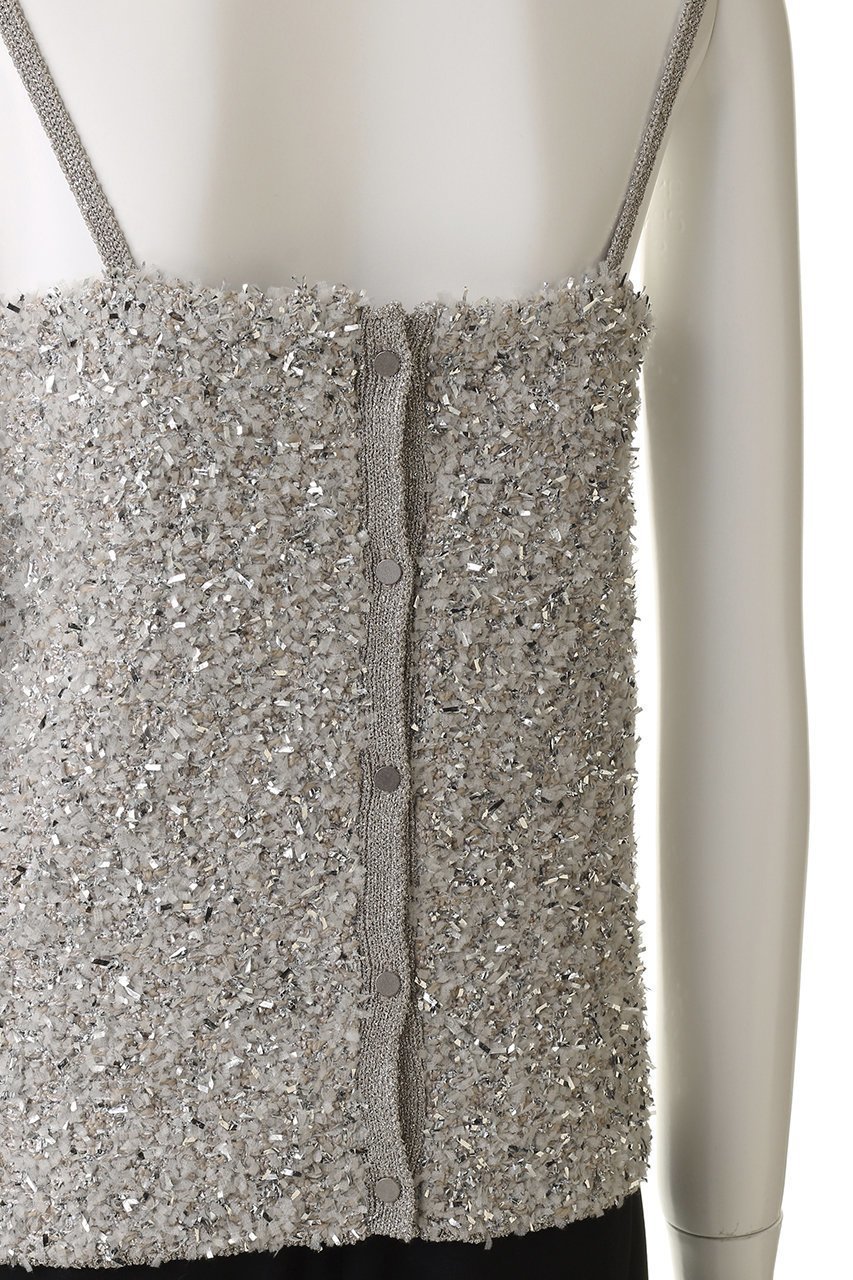 【エブール/ebure】のブライトヤーンジャカード ニットビスチェ 人気、トレンドファッション・服の通販 founy(ファニー) 　ファッション　Fashion　レディースファッション　Fashion for Women　トップス・カットソー　Cut & Sew Tops　ニット　Knit Tops & Sweaters　カジュアルプルオーバー・ニットトップス　Pullovers & Knit Tops / Casual Pullovers　ビスチェ　Bustiers & Corset Tops / Layered Bustier Style　2026年　2026　おすすめ　Recommended / Our Picks　ジャカード／ジャガード　Jacquard, Woven Pattern　タートルネック　Turtleneck, High Neck　ツイード　Twill, Twill Weave　ビスチェ　Bustier, Corset Top　ラップ　Wrap, Wrap Design　夏　Summer　春　Spring　S/S・春夏　SS, Spring/Summer, Warm Season　other-6|ID: prp329100004797230 ipo3291000000035861628