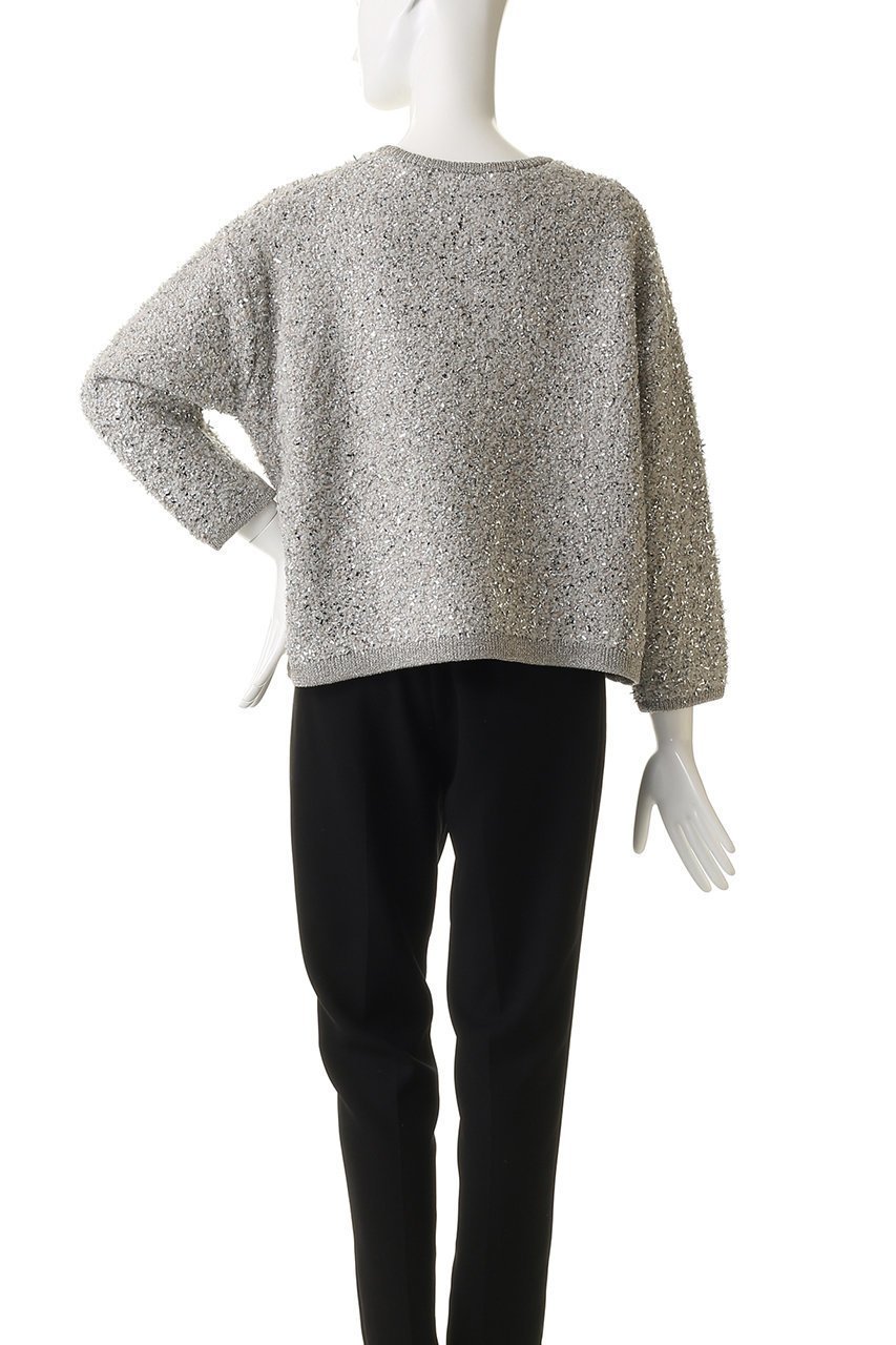 【エブール/ebure】のブライトヤーンジャカード クルーネックニットカーディガン 人気、トレンドファッション・服の通販 founy(ファニー) ファッション Fashion レディースファッション Fashion for Women トップス・カットソー Cut & Sew Tops ニット Knit Tops & Sweaters カーディガン・羽織り Layered Style Cardigans 2026年 2026 カーディガン Cardigan, Knitwear ジャカード/ジャガード Jacquard, Woven Pattern ツイード Twill, Twill Weave デニム Denim, Jeans Material バランス Balance, Style Balance ボトム Bottoms, Lower Wear リラックス Relax, Relaxed Fit 夏 Summer 春 Spring S/S・春夏 SS, Spring/Summer, Warm Season other-4|ID: prp329100004797232 ipo3291000000034806120