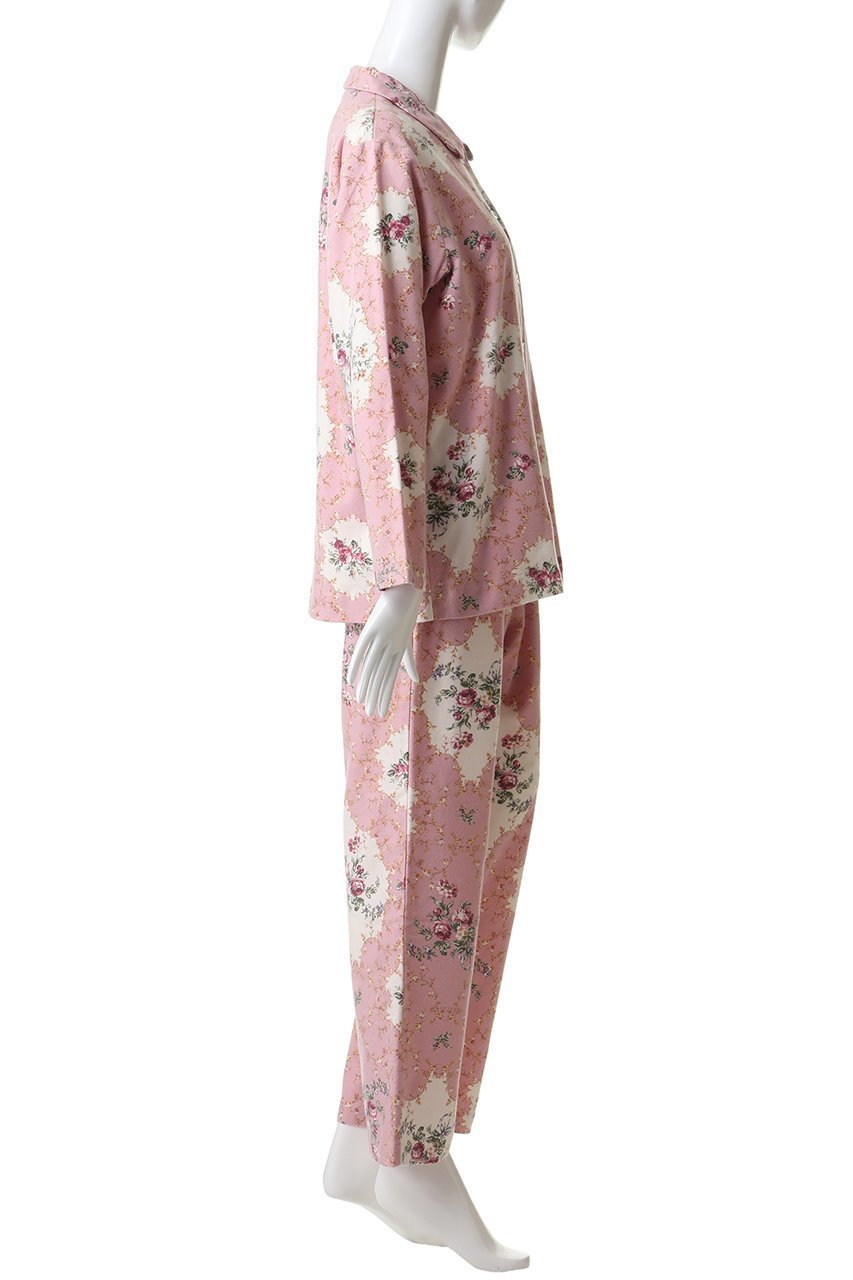【イクコ/IKUKO】の綾ネル花柄プリント襟付きパジャマ 人気、トレンドファッション・服の通販 founy(ファニー) ファッション Fashion レディースファッション Fashion for Women トップス・カットソー Cut & Sew Tops 花柄・フラワープリント・モチーフ Floral Prints & Motifs / Flower Pattern Tops アンティーク Antique-Inspired ショルダー Shoulder, Shoulder Strap ストレート Straight, Straight Cut ドロップ Drop Shoulder, Dropped Style パジャマ Pajamas, Sleepwear プリント Print, Printed Pattern リラックス Relax, Relaxed Fit ローズ Rose, Rose Motif 冬 Winter / This Winter 新作・新入荷 New Arrivals / New In other-3|ID: prp329100004797233 ipo3291000000034806132