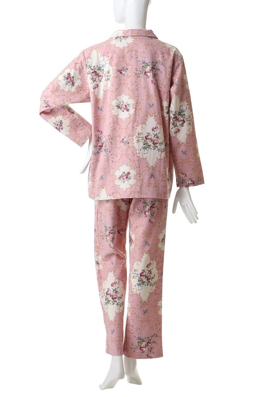 【イクコ/IKUKO】の綾ネル花柄プリント襟付きパジャマ 人気、トレンドファッション・服の通販 founy(ファニー) ファッション Fashion レディースファッション Fashion for Women トップス・カットソー Cut & Sew Tops 花柄・フラワープリント・モチーフ Floral Prints & Motifs / Flower Pattern Tops アンティーク Antique-Inspired ショルダー Shoulder, Shoulder Strap ストレート Straight, Straight Cut ドロップ Drop Shoulder, Dropped Style パジャマ Pajamas, Sleepwear プリント Print, Printed Pattern リラックス Relax, Relaxed Fit ローズ Rose, Rose Motif 冬 Winter / This Winter 新作・新入荷 New Arrivals / New In other-4|ID: prp329100004797233 ipo3291000000034806135