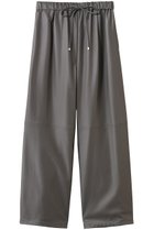 【エブール/ebure】のソフトレザー ドロストワイドパンツ グレー|ID: prp329100004797237 ipo3291000000034806157