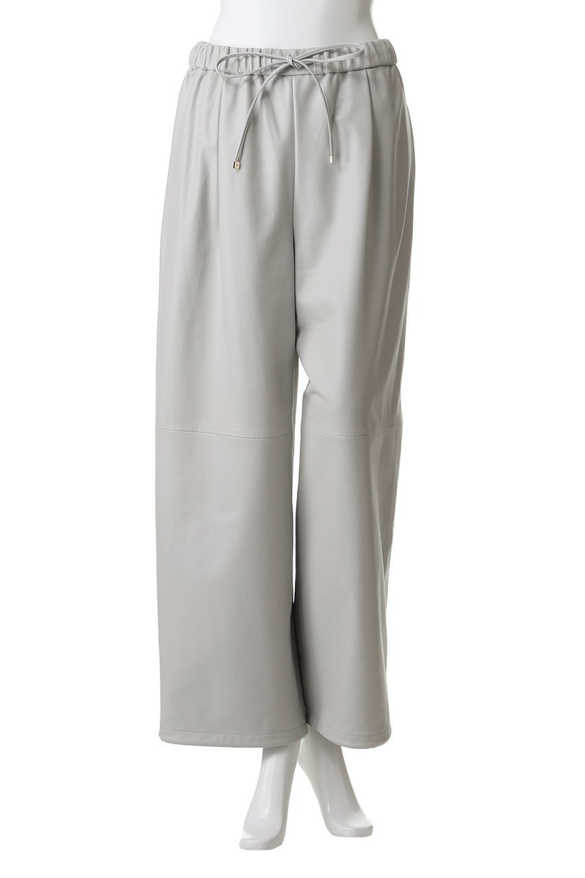 【エブール/ebure】のソフトレザー ドロストワイドパンツ 人気、トレンドファッション・服の通販 founy(ファニー) ファッション Fashion レディースファッション Fashion for Women パンツ Pants & Trousers 2026年 2026 フォルム Silhouette, Form リラックス Relax, Relaxed Fit 夏 Summer 春 Spring S/S・春夏 SS, Spring/Summer, Warm Season other-2|ID: prp329100004797237 ipo3291000000034806159