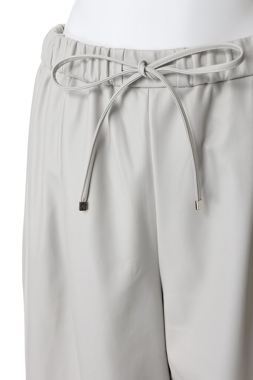 【エブール/ebure】のソフトレザー ドロストワイドパンツ 人気、トレンドファッション・服の通販 founy(ファニー) ファッション Fashion レディースファッション Fashion for Women パンツ Pants & Trousers 2026年 2026 フォルム Silhouette, Form リラックス Relax, Relaxed Fit 夏 Summer 春 Spring S/S・春夏 SS, Spring/Summer, Warm Season other-5|ID: prp329100004797237 ipo3291000000034806163