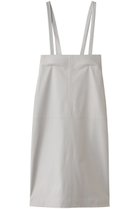 【エブール/ebure】のソフトレザー ハイウエストタイトスカート ライトグレー|ID:prp329100004797239