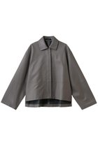 【エブール/ebure】のソフトレザー シャツブルゾン グレー|ID: prp329100004797241 ipo3291000000036137853