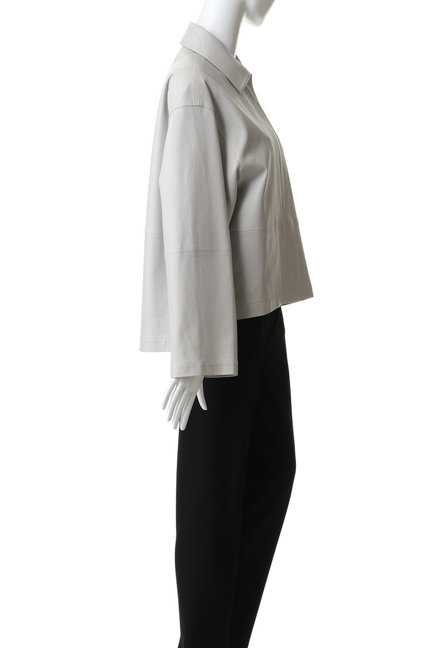 【エブール/ebure】のソフトレザー シャツブルゾン 人気、トレンドファッション・服の通販 founy(ファニー) 　ファッション　Fashion　レディースファッション　Fashion for Women　アウター　Coat / Outerwear Collection　レディースジャケット・軽アウター　Jackets　ブルゾンジャケット・スポーティアウター　Blouson Jackets　2026年　2026　ジャケット　Jacket, Outerwear　フォルム　Silhouette, Form　ブルゾン　Blouson, Bomber Jacket　夏　Summer　春　Spring　S/S・春夏　SS, Spring/Summer, Warm Season　other-3|ID: prp329100004797241 ipo3291000000036137855