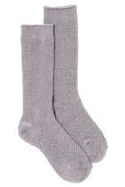 【ユクリ/YUQRI】のFluffy herring bone ソックス グレー|ID: prp329100004797242 ipo3291000000034806196