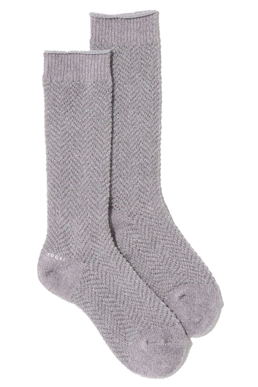 【ユクリ/YUQRI】のFluffy herring bone ソックス インテリア・キッズ・メンズ・レディースファッション・服の通販 founy(ファニー) ファッション Fashion レディースファッション Fashion for Women ソックス&靴下 Socks & Hosiery レッグウェア・ストッキング Legwear & Hosiery クラシカル Classical, Vintage-Inspired ソックス Socks, Hosiery フィット Fit, Slim Fit フェミニン Feminine, Girly リュクス Luxury, Elegant, High-End, Chic エレガント 上品 Elegant 新作・新入荷 New Arrivals / New In グレー|ID: prp329100004797242 ipo3291000000034806196