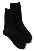 【ユクリ/YUQRI】のCozy velour ソックス ブラック|ID: prp329100004797244 ipo3291000000034806210