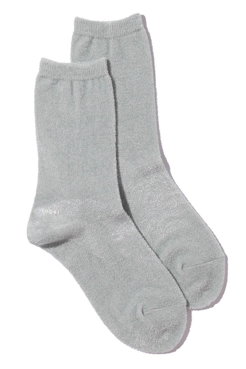 【ユクリ/YUQRI】のCozy velour ソックス インテリア・キッズ・メンズ・レディースファッション・服の通販 founy(ファニー) ファッション Fashion レディースファッション Fashion for Women トップス・カットソー Cut & Sew Tops ベロアトップス Velour Tops / Velvet-Look Items ソックス&靴下 Socks & Hosiery レッグウェア・ストッキング Legwear & Hosiery ソックス Socks, Hosiery テクスチャー Texture, Textured Fabric なめらか Smooth, Silky Texture 新作・新入荷 New Arrivals / New In グレー|ID: prp329100004797244 ipo3291000000034806212