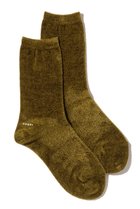 【ユクリ/YUQRI】のCozy velour ソックス グリーン|ID: prp329100004797244 ipo3291000000034806217