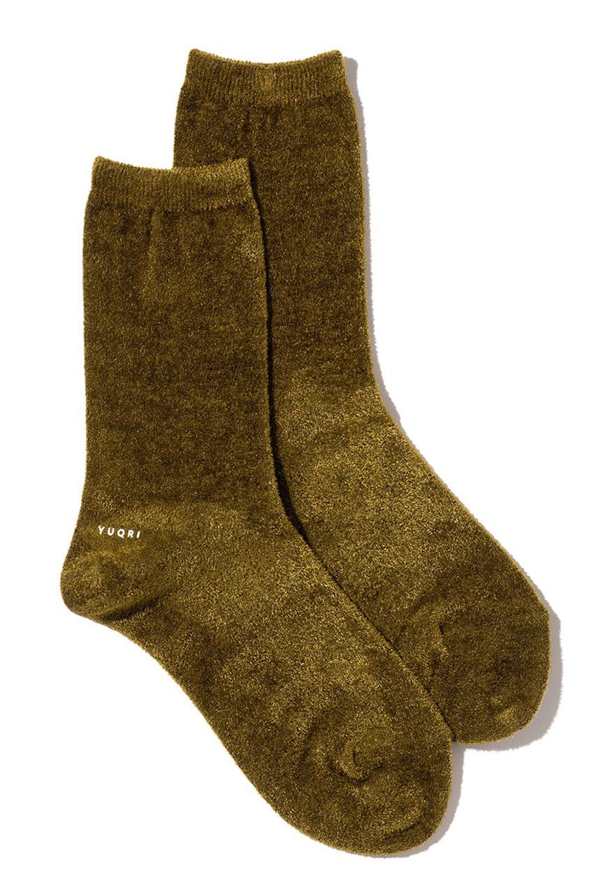 【ユクリ/YUQRI】のCozy velour ソックス インテリア・キッズ・メンズ・レディースファッション・服の通販 founy(ファニー) ファッション Fashion レディースファッション Fashion for Women トップス・カットソー Cut & Sew Tops ベロアトップス Velour Tops / Velvet-Look Items ソックス&靴下 Socks & Hosiery レッグウェア・ストッキング Legwear & Hosiery ソックス Socks, Hosiery テクスチャー Texture, Textured Fabric なめらか Smooth, Silky Texture 新作・新入荷 New Arrivals / New In グリーン|ID: prp329100004797244 ipo3291000000034806217