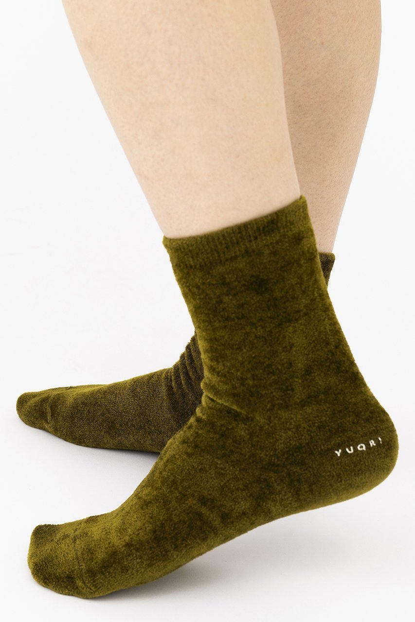 【ユクリ/YUQRI】のCozy velour ソックス 人気、トレンドファッション・服の通販 founy(ファニー) ファッション Fashion レディースファッション Fashion for Women トップス・カットソー Cut & Sew Tops ベロアトップス Velour Tops / Velvet-Look Items ソックス&靴下 Socks & Hosiery レッグウェア・ストッキング Legwear & Hosiery ソックス Socks, Hosiery テクスチャー Texture, Textured Fabric なめらか Smooth, Silky Texture 新作・新入荷 New Arrivals / New In other-8|ID: prp329100004797244 ipo3291000000034806226