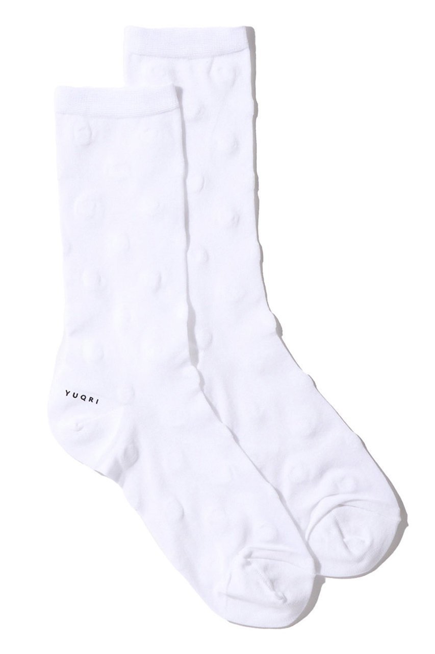 【ユクリ/YUQRI】のPolka ソックス インテリア・キッズ・メンズ・レディースファッション・服の通販 founy(ファニー) ファッション Fashion レディースファッション Fashion for Women ソックス&靴下 Socks & Hosiery レッグウェア・ストッキング Legwear & Hosiery ソックス Socks, Hosiery ドット Polka Dot, Dot Pattern フェミニン Feminine, Girly 新作・新入荷 New Arrivals / New In ホワイト|ID: prp329100004797249 ipo3291000000034806250