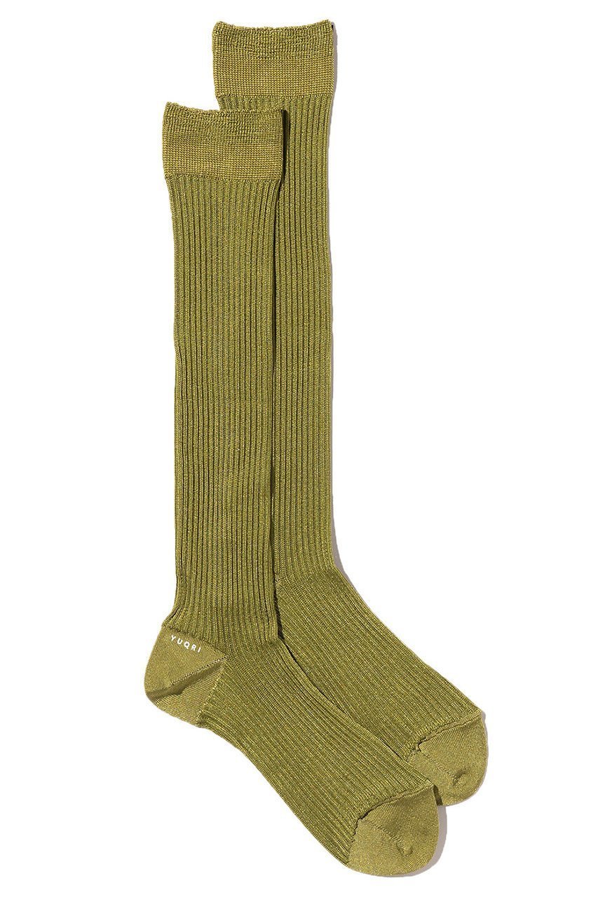 【ユクリ/YUQRI】のSchickest long ソックス インテリア・キッズ・メンズ・レディースファッション・服の通販 founy(ファニー) 　ファッション　Fashion　レディースファッション　Fashion for Women　ソックス&靴下　Socks & Hosiery　レッグウェア・ストッキング　Legwear & Hosiery　エレガント 上品　Elegant　クラシカル　Classical, Vintage-Inspired　ソックス　Socks, Hosiery　ユニセックス　Unisex, Genderless　ロング　Long, Long-Length　新作・新入荷　New Arrivals / New In　グリーン|ID: prp329100004797253 ipo3291000000034806285