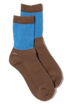 【ユクリ/YUQRI】のPuffy panel ソックス ブラウン/ブルー|ID: prp329100004797256 ipo3291000000034806306