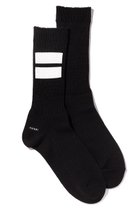 【ユクリ/YUQRI】のPaint Line ソックス ブラック/ホワイト|ID: prp329100004797258 ipo3291000000034806324