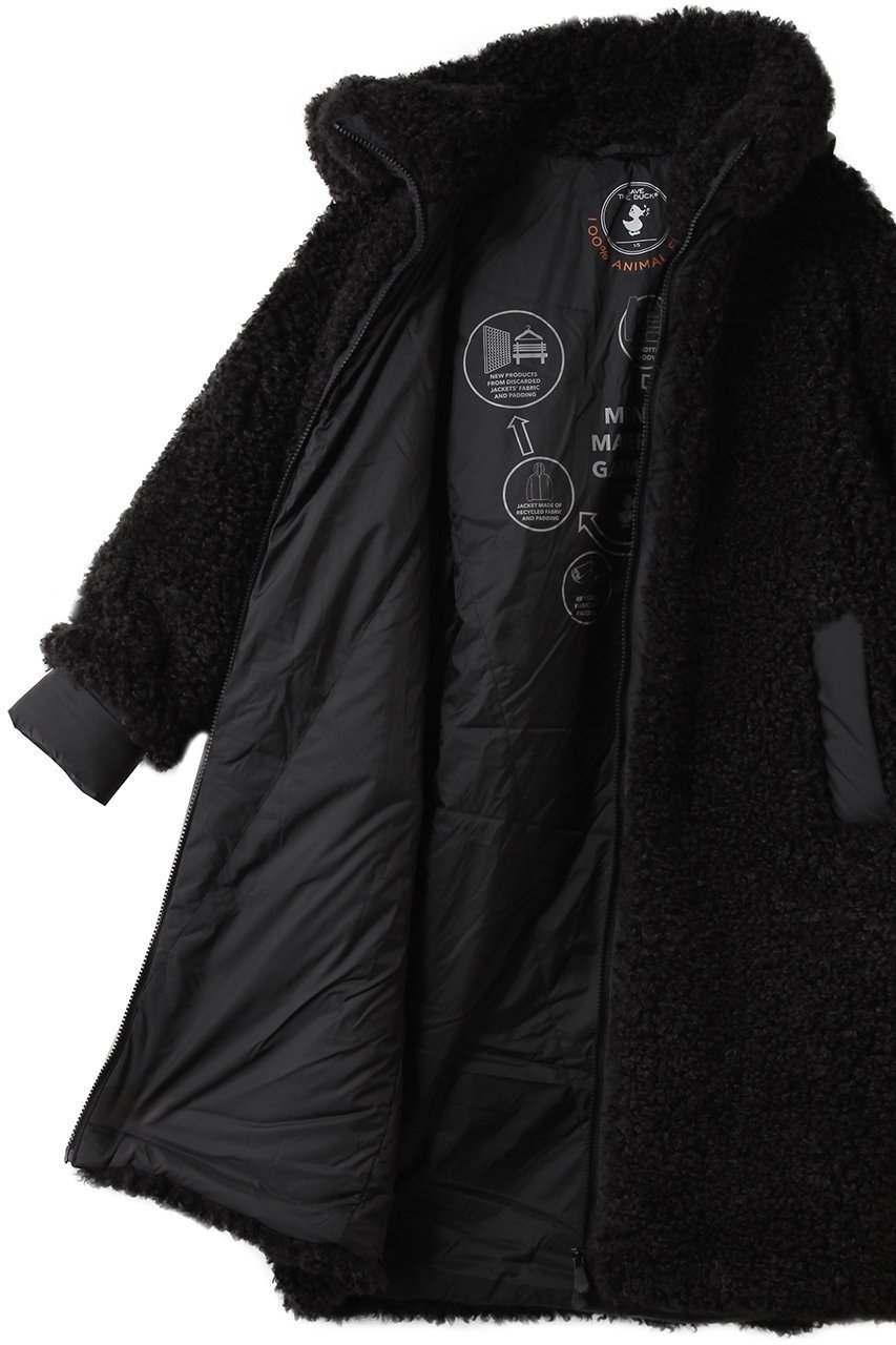 【セーブ ザ ダック/SAVE THE DUCK】のANGELICA D42035W CURL/フェイクファーコクーンロングコート 人気、トレンドファッション・服の通販 founy(ファニー) ファッション Fashion レディースファッション Fashion for Women アウター Coat / Outerwear Collection コート・ロングコート・ピーコート Long Coats, Peacoats & More フェイクファー Faux Fur, Imitation Fur モダン Modern, Contemporary ロング Long, Long-Length 新作・新入荷 New Arrivals / New In other-6|ID: prp329100004797260 ipo3291000000034806342