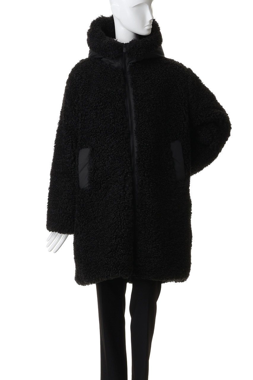 【セーブ ザ ダック/SAVE THE DUCK】のANGELICA D42035W CURL/フェイクファーコクーンロングコート 人気、トレンドファッション・服の通販 founy(ファニー) 　ファッション　Fashion　レディースファッション　Fashion for Women　アウター　Coat / Outerwear Collection　コート・ロングコート・ピーコート　Long Coats, Peacoats & More　フェイクファー　Faux Fur, Imitation Fur　モダン　Modern, Contemporary　ロング　Long, Long-Length　other-2|ID: prp329100004797260 ipo3291000000035861633