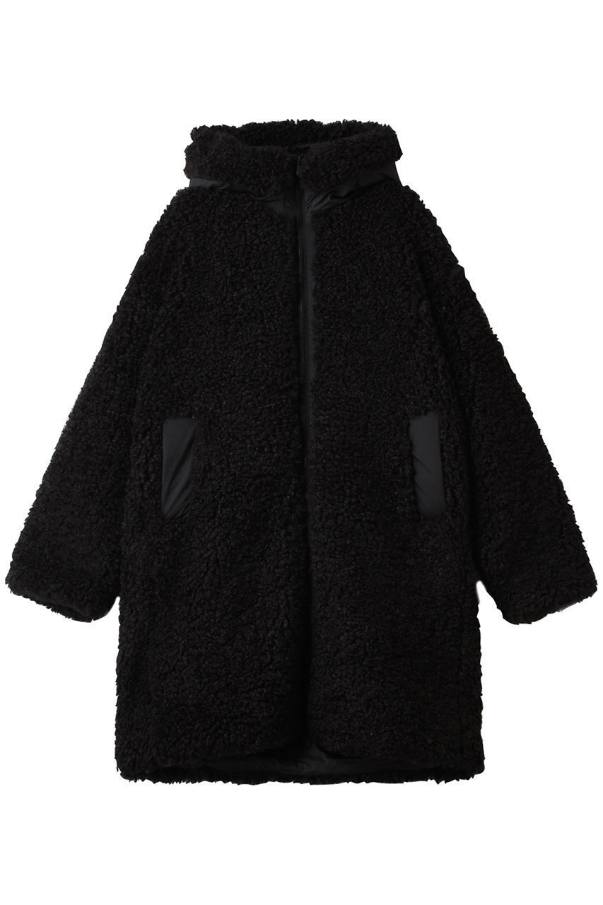 【セーブ ザ ダック/SAVE THE DUCK】のANGELICA D42035W CURL/フェイクファーコクーンロングコート 人気、トレンドファッション・服の通販 founy(ファニー) 　ファッション　Fashion　レディースファッション　Fashion for Women　アウター　Coat / Outerwear Collection　コート・ロングコート・ピーコート　Long Coats, Peacoats & More　フェイクファー　Faux Fur, Imitation Fur　モダン　Modern, Contemporary　ロング　Long, Long-Length　 other-1|ID: prp329100004797260 ipo3291000000036692768